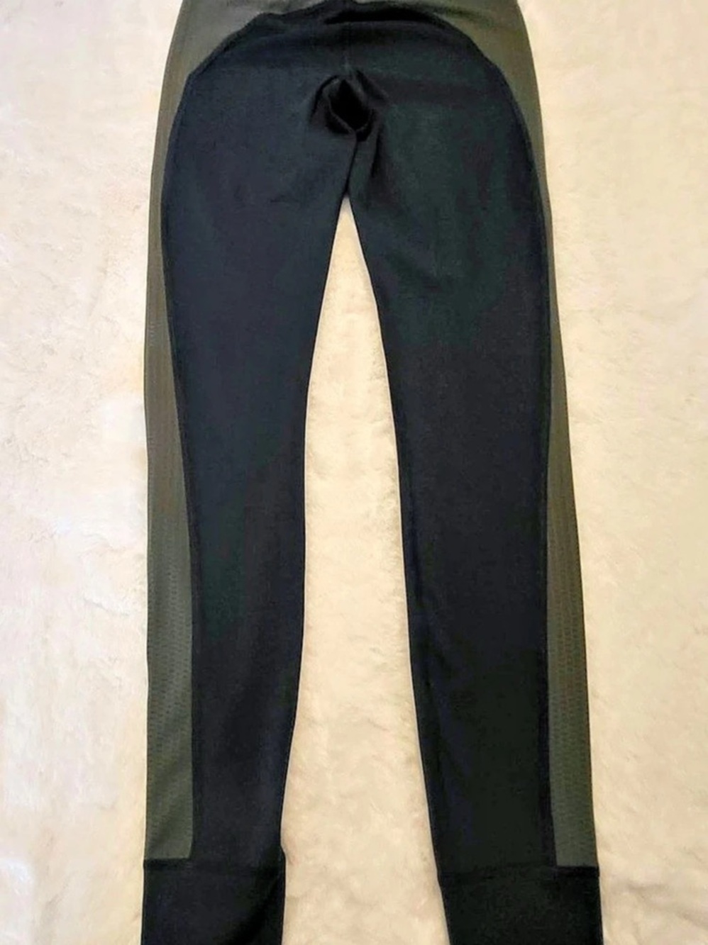 Athleta Ultimate Stash Pocket Tight Athletic Leggings Black & Gray XXS